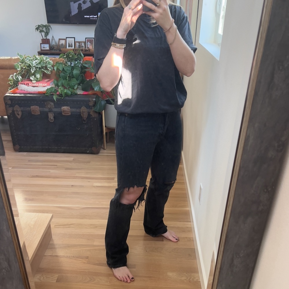 AGOLDE Black Jean